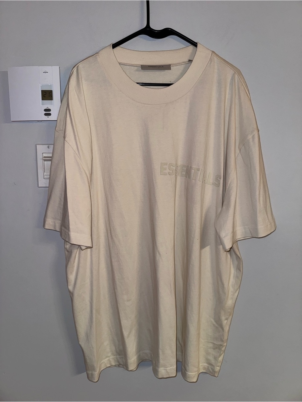 Essentials Oversized Eggshell Tshirt - Fear of God
